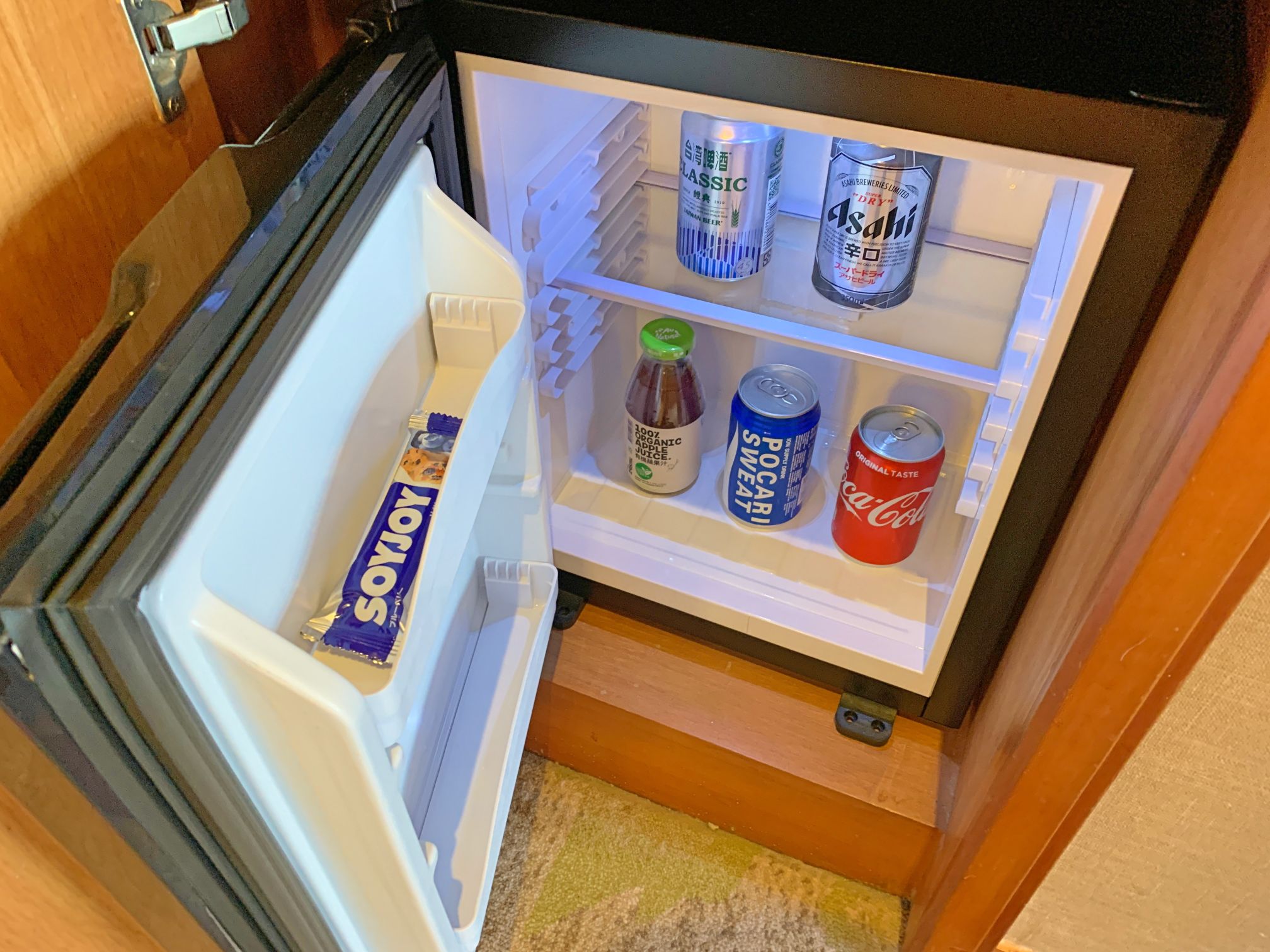 メトロポリタンプレミア台北の冷蔵庫