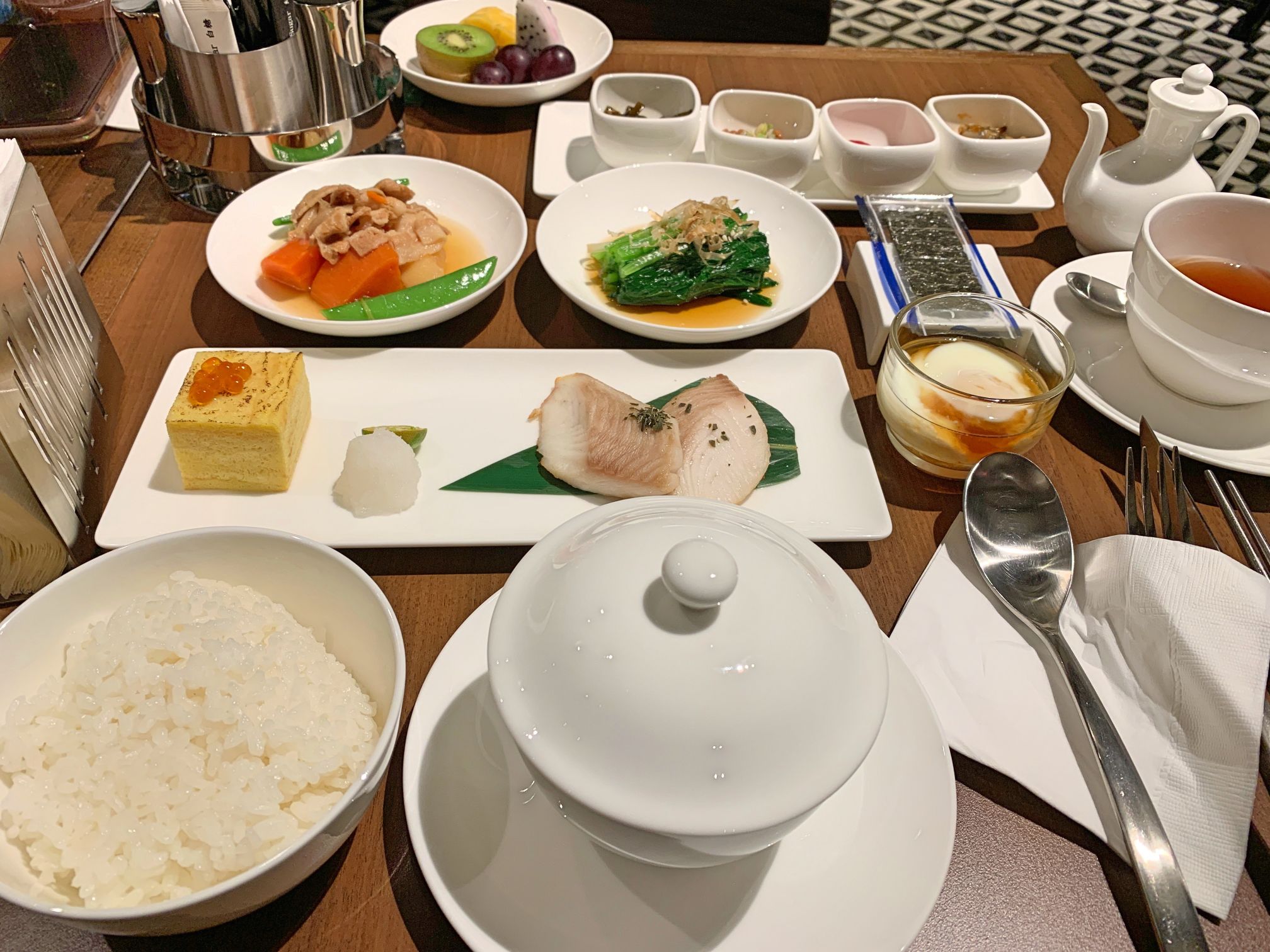 メトロポリタンプレミア台北の朝食